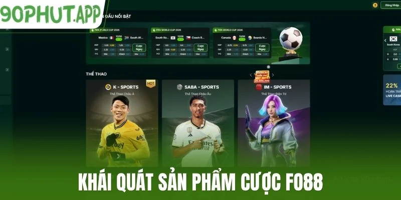 Khái quát sản phẩm cược Fo88