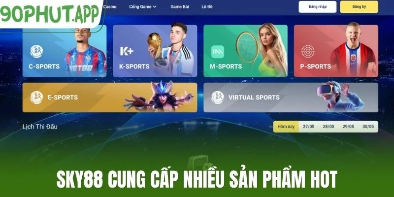 Sky88 sở hữu  hệ thống kèo bóng đá đa dạng